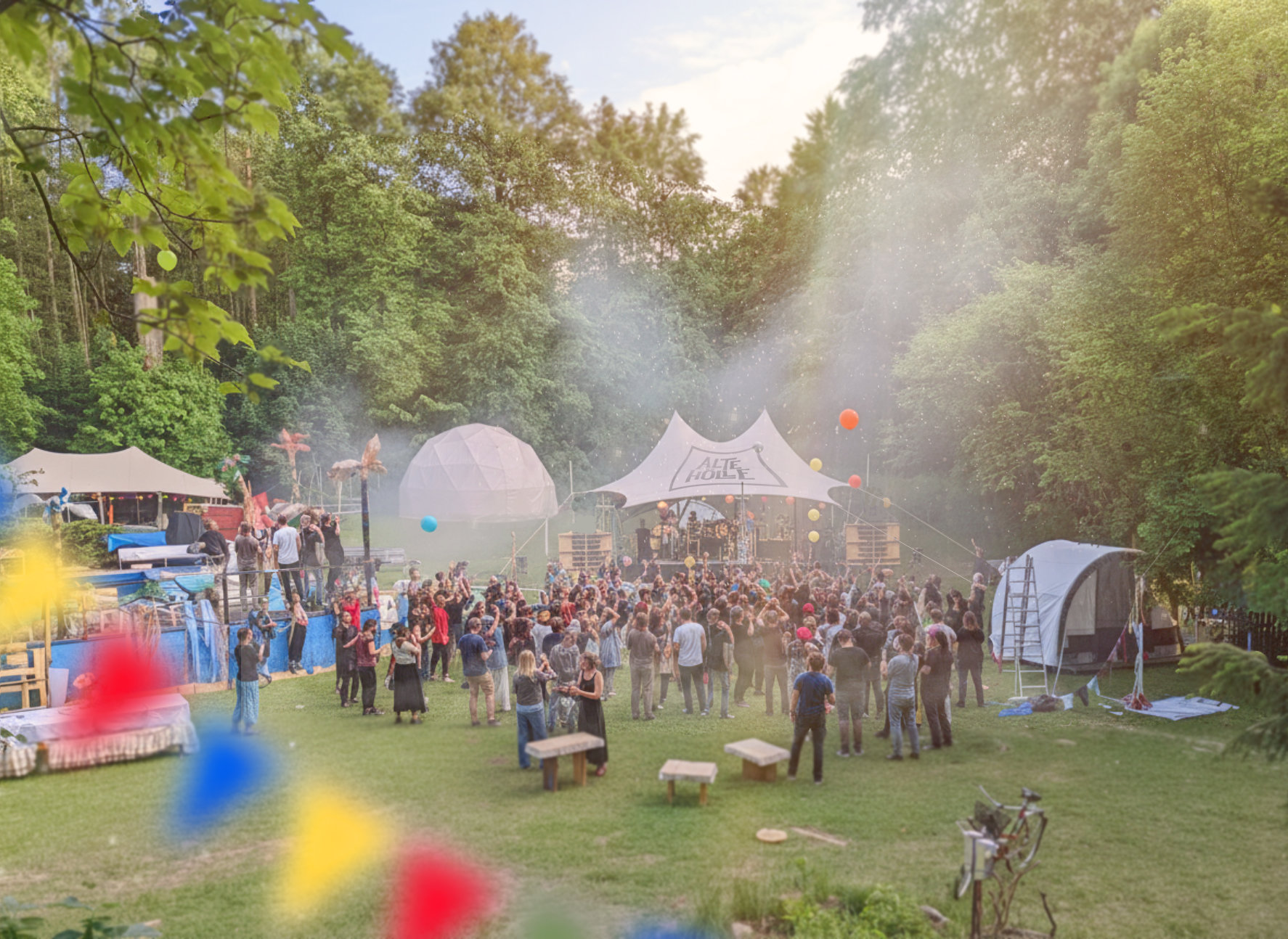 A music festival at Alte Hölle